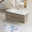 Meuble-lavabo flottant avec lavabo et meuble-lavabo-268275554