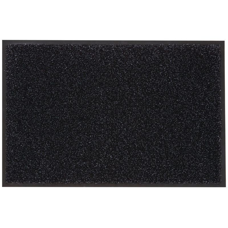 Wimer Non-Slip Indoor Doormat, 80cm L x 50cm W, Charcoal