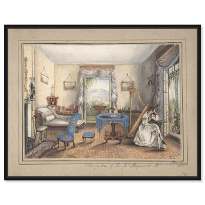 Reproduction d'art sur toile, "Room of the Plas" par Art Remedy