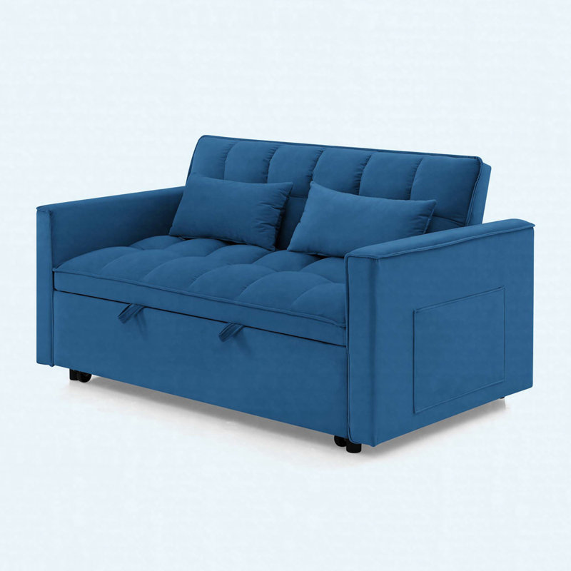 Canapé-lit 54,33 po, Bleu