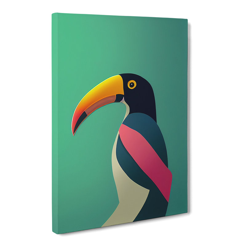 Toucan Abstract Vol.8 - Wrapped Canvas, 60cm H x 40cm W x 3cm D
