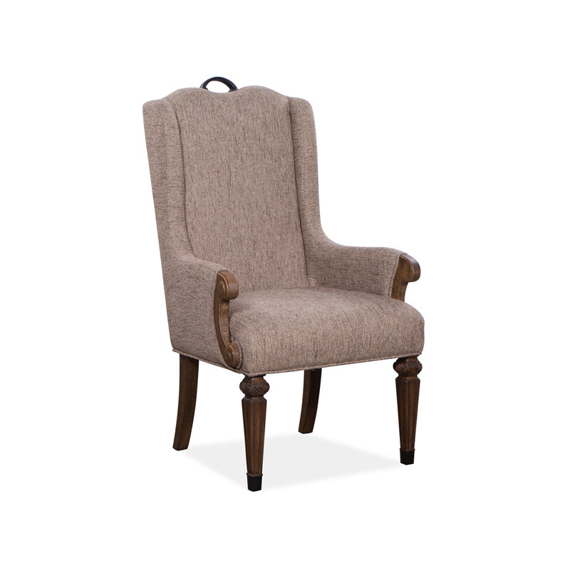 20'' H Fabric Upholstered Pine Parsons Chair