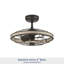 Ventilateur de plafond à 3 pales de 22 po avec télécommande et ensemble d'éclairage inclus Eliana-Lucia-66915828