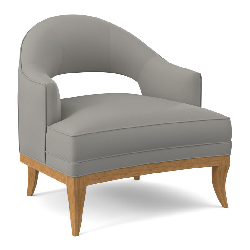 Fauteuil Mariposa, Ambre, 100% polyester ivoire Fizz