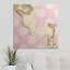 «Giraffe Mommy and Baby on Pink», impression-19542862-26547960-41027086