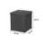 Decksplore 50 Gallons Water Resistant Resin Lockable Deck Box-101494345