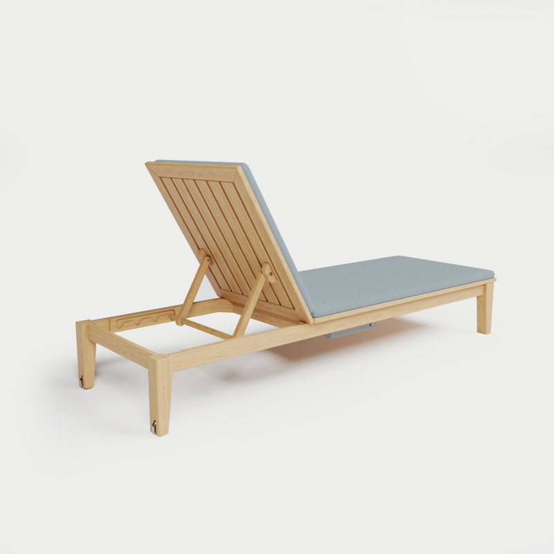 Solerno Heated Chaise Lounge — Dove, Seaglass