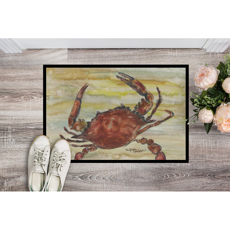 Aticus Non-Slip Outdoor Doormat, Rectangle 1'5" x 2'2"