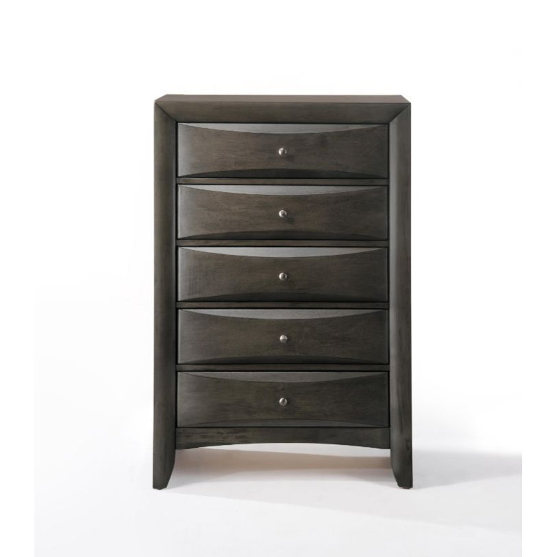 Ireland 32'' W 5 - Drawer Dresser, Gray