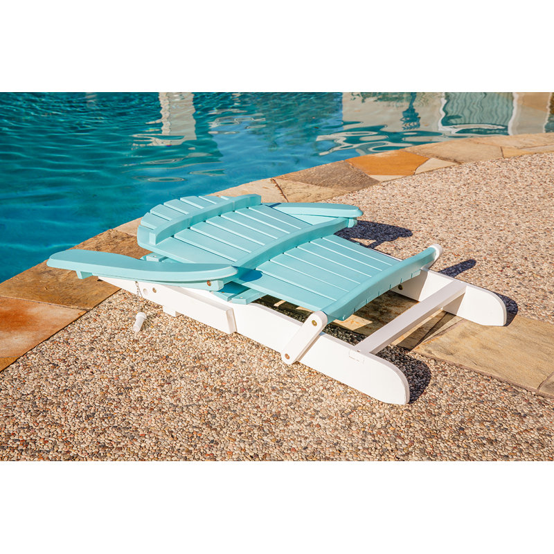 Chaise Adirondack pliante en bois massif