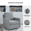 Fauteuil d'appoint pivotant Freybourne nouvelle génération Nuvella-1403517729