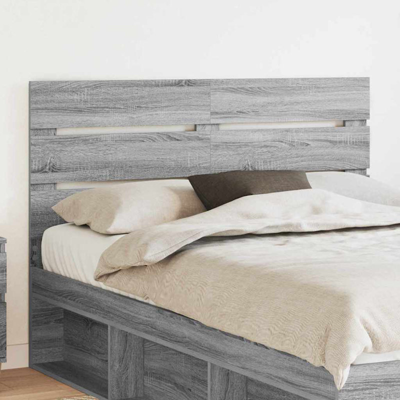 Headboard, EU Double - 140 x 200 cm, Grey Sonoma