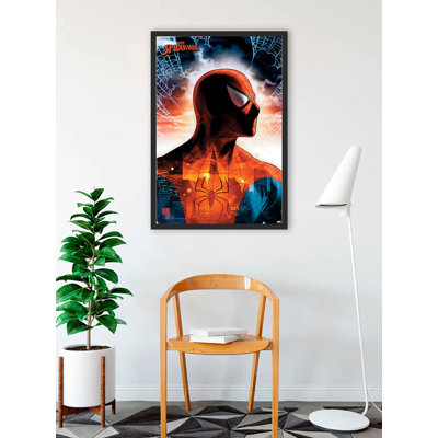 " Spiderman - Protector Of The City Omic Book Cover "