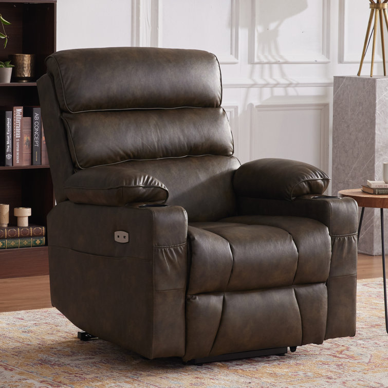 Dual Motor Lift Chair- Heated Massage Electric Recliner with Memory Point Setting
