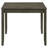 Dearron 5-piece Square Dining Table Set Charcoal-834088420