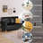 Stiver Faux Leather 56.7 in. Reception Loveseat