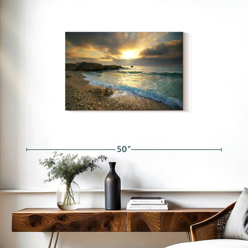 Gillard, coucher de soleil hypnotisant, H 20 po x l 30 po