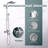 Complete Shower System with Rough in-Valve