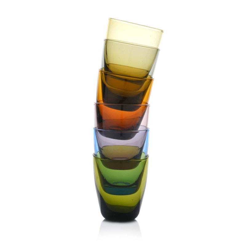 Latitude Run® Colourful 2 Oz Shot Glasses With Flight Board