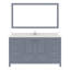 Meuble-lavabo simple 60 po avec plateau Ahuviel-98195060