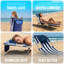 Ostrich The Backpack Chaise Lounge, Facedown Beach Camping Chair w/ Storage Bag-1904357830