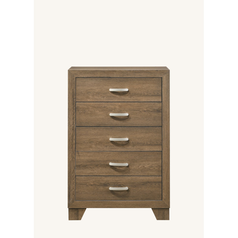 Commode à finition chêne Miquell
