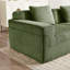 Canapé 4 places sans siège avec assise profonde et coussins décoratifs-118136050