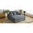 55" Oversized Chaise Lounger Modern Style Sofa Couch