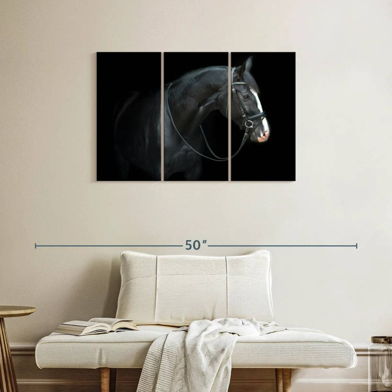 Brampt Thoroughbred Trakehner Horse, 24" H x 38" W
