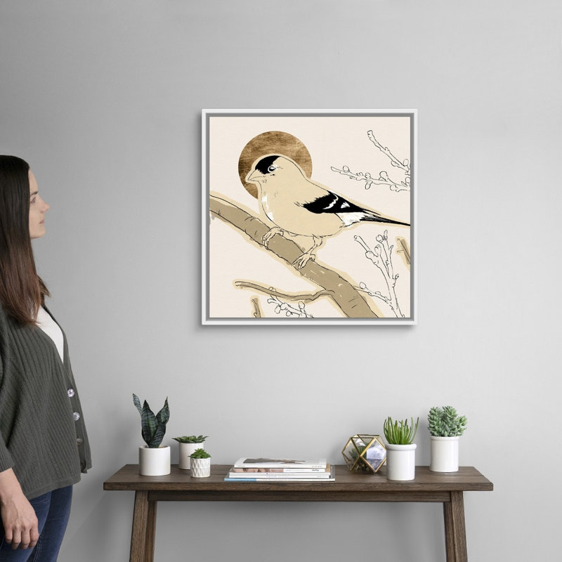 Impression sur toile Spring Spring IV, H 26 po x l 26 po x P 2 po, Toile blanche encadrée