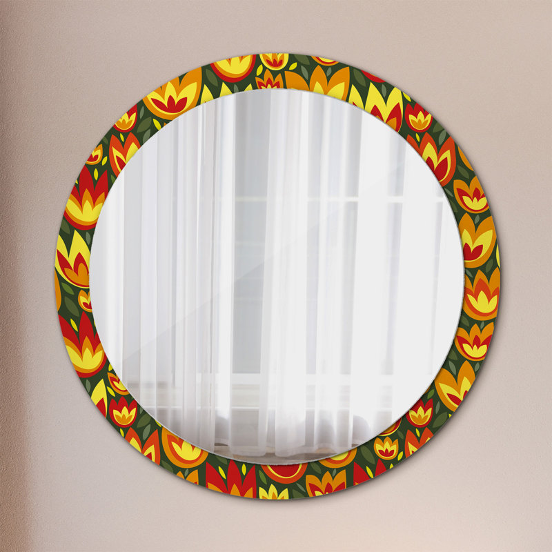 Huldar Glass Flat Wall Mirror