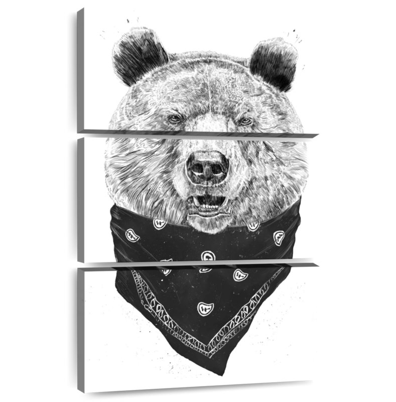 Brampt Wild Bear II, 65" H x 42" W