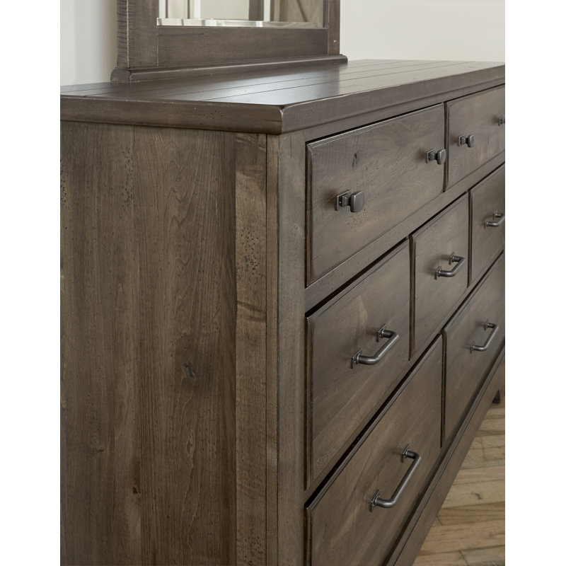 Commode double en bois massif Karina, Rose