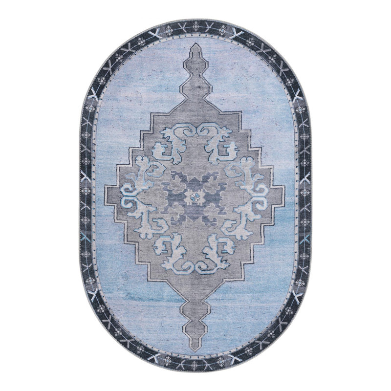 Oppie Oriental Indoor Rug, Oval 2' x 3'1"