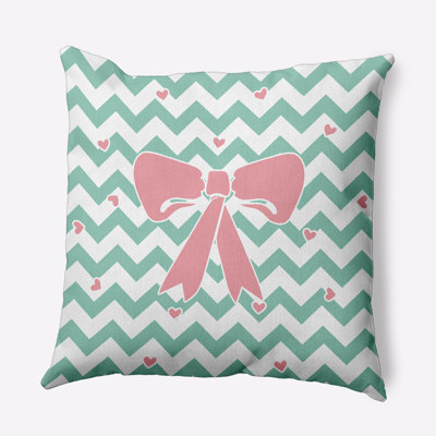 Geometric Polyester Throw Pillow