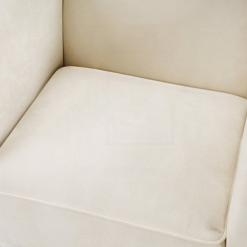 Fauteuil rembourré 29,9 po Modern, Beige