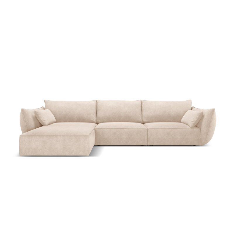 Alisher 4 Seater Corner Sofa , Beige