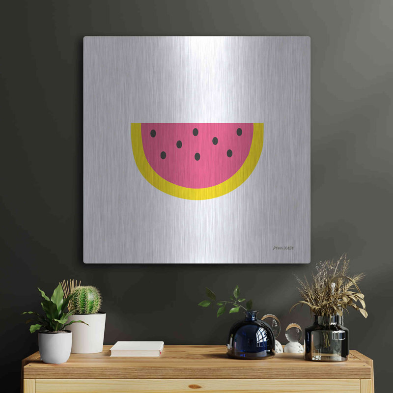 «Watermelon» par Ann Kelle, H 24 po x l 24 po