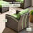 Sturgill 7-Piece Outdoor Patio Furniture Set With Stove-1961513287