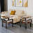 Rolit End Tables Rectangle Side Table with Tempered Glass Top Set of 2-3745787-235746702-235746689