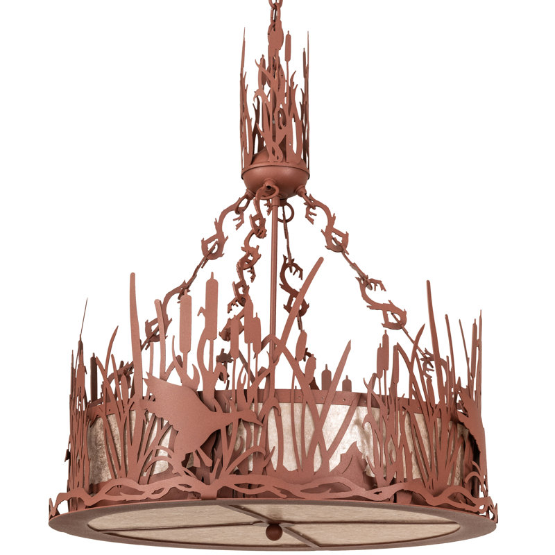 Ducks In Flight 4 - Light Chandelier
