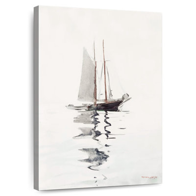 Mehar Two-Masted Schooner With Dory