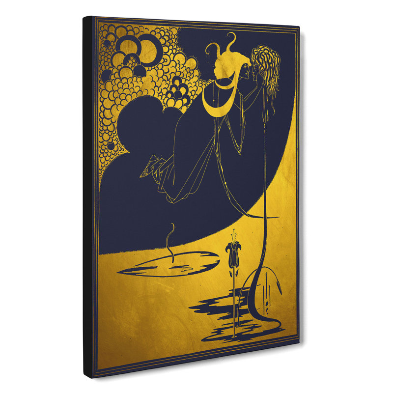 The Climax in Gold by Aubrey Beardsley - Wrapped Canvas, 76cm H x 50cm W x 3cm D