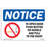 OSHA Notice - To Open Door Push Button On Sign With Symbol | Heavy Duty
