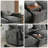 Modular Sectional Sofa with Movable Storage Ottoman and Console-273790649