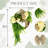 13.8 Inch Simulated Hydrangea Garland Wreath Rustic Farmhouse Front Door Hanging Decor Floral Wall Ornament For Garden And Home Interior