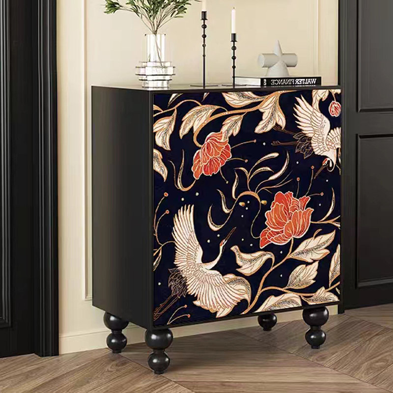 17 Pair Shoe Storage Cabinet, Black
