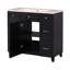 Ensemble de meuble-lavabo avec lavabo 36 po, lavabo simple, armoire à porte à fermeture douce et 3 tiroirs 36 po