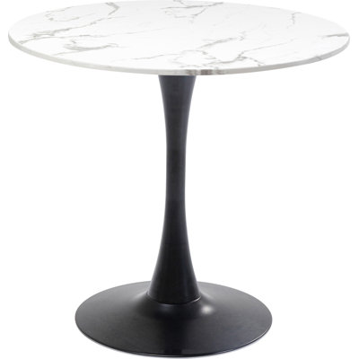 Chiceria table in white and black