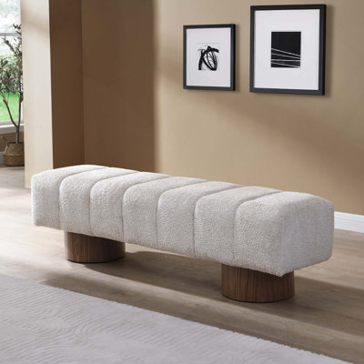 Banc de salle à manger rembourré sans assemblage requis, support sans compromis et utilisation multifonctionnelle pour la salle à manger, le vestibule, la chambre à coucher, le salon